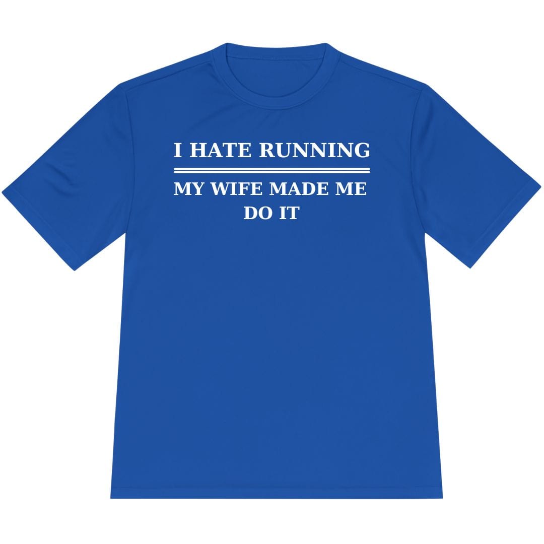 Printify T-Shirt True Royal / XS Hate Running T-Shirt / Pro