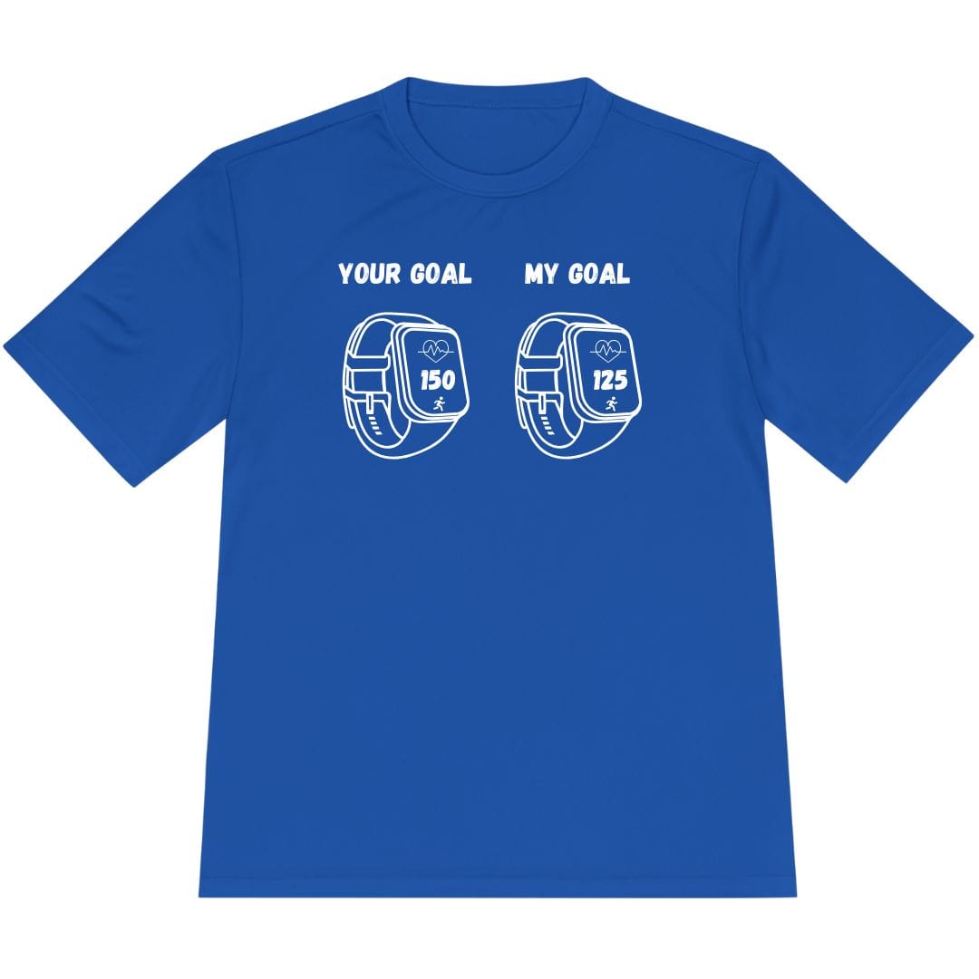 Printify T-Shirt True Royal / XS Heart Rate Goals -2- T-Shirt / Pro