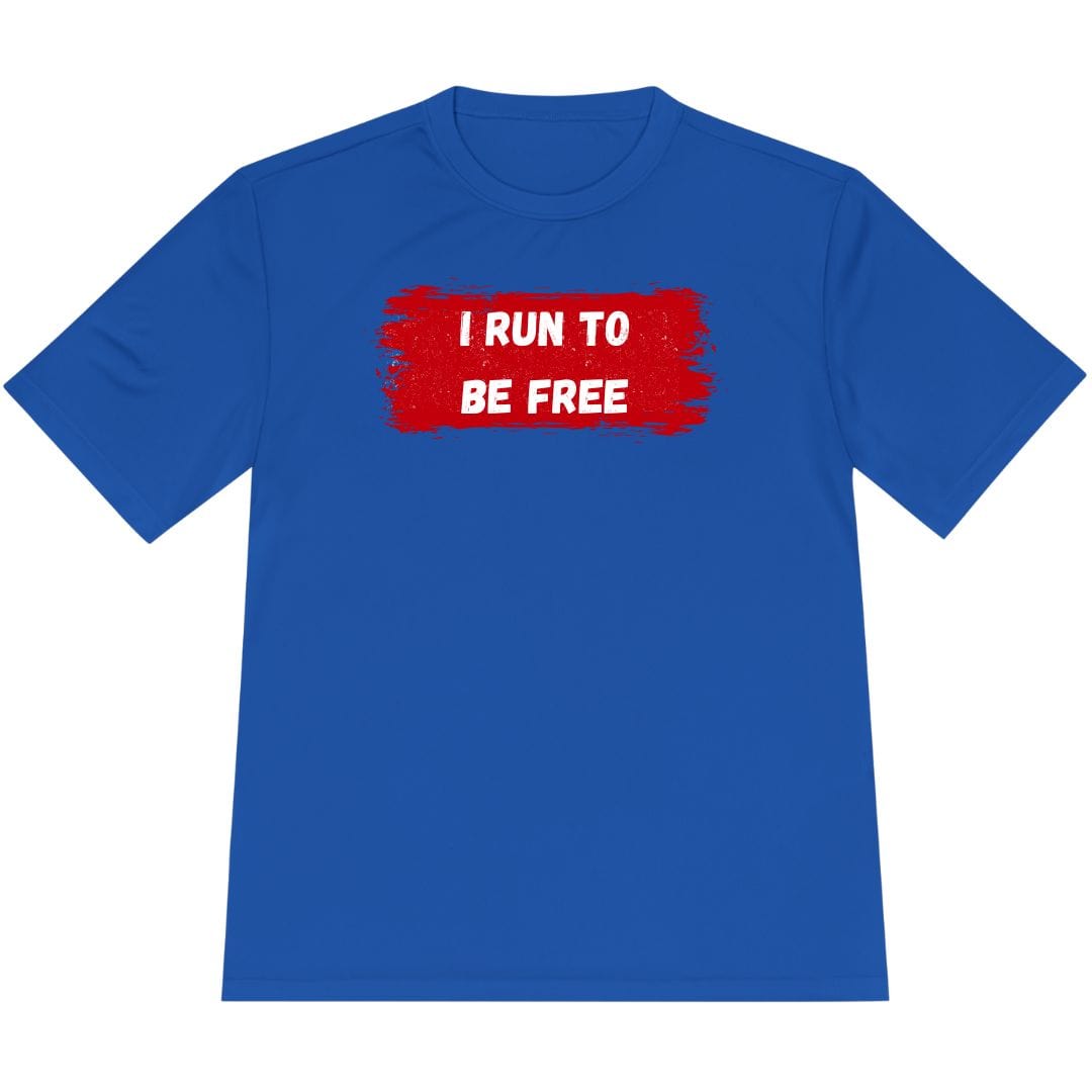 Printify T-Shirt True Royal / XS I Run to Be Free T-Shirt / Pro