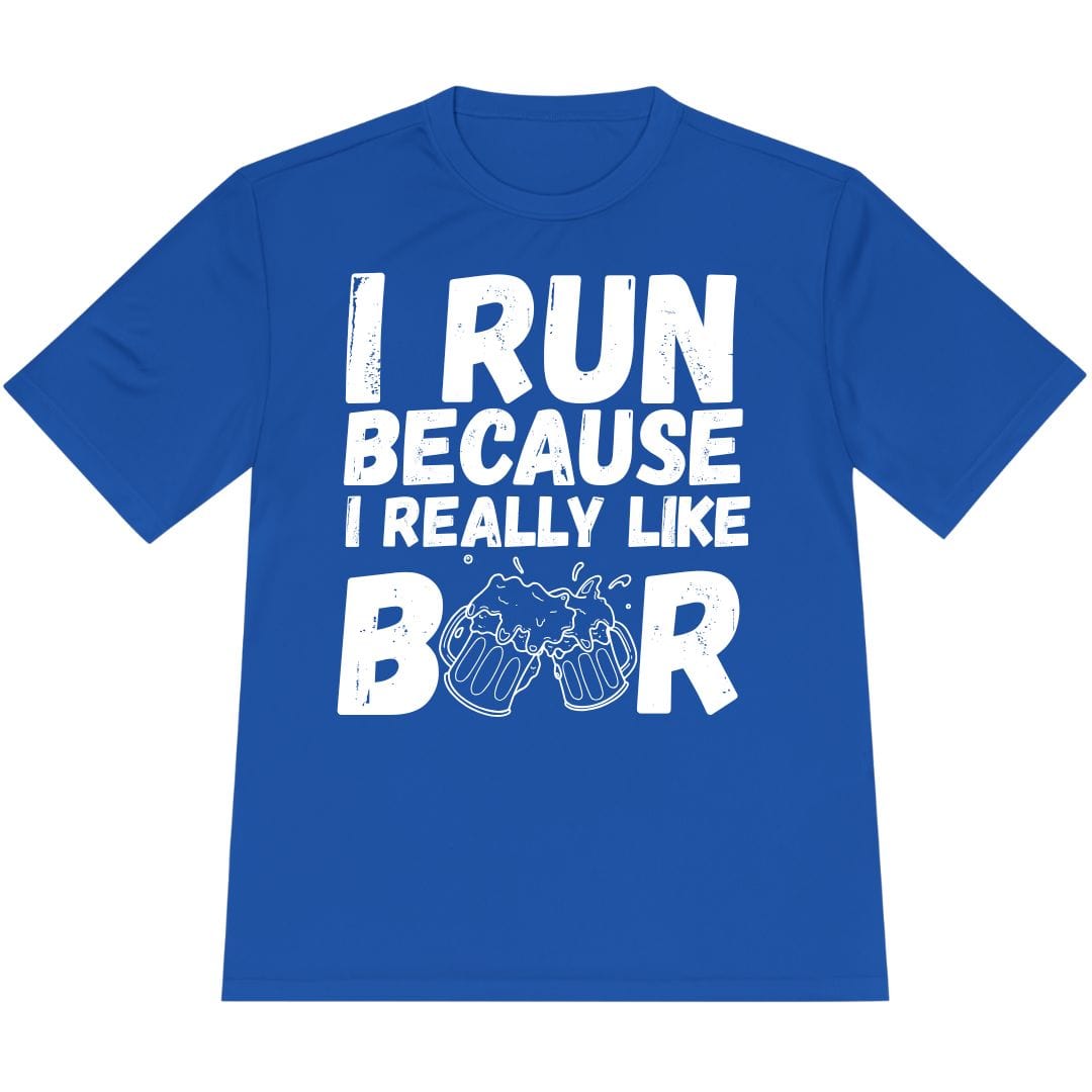 Printify T-Shirt True Royal / XS Like Running or Beer T-Shirt / Pro