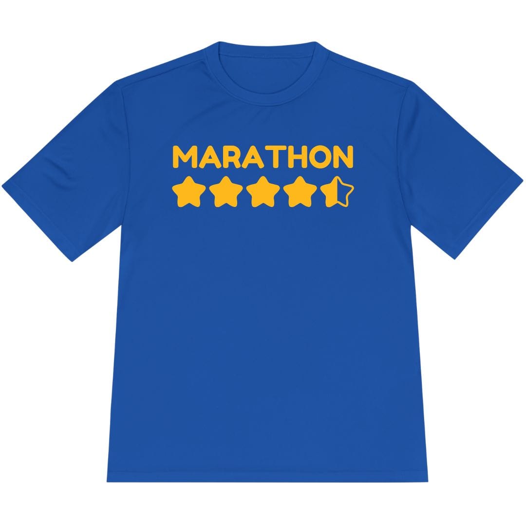 Printify T-Shirt True Royal / XS Marathon Star Score T-Shirt / Pro