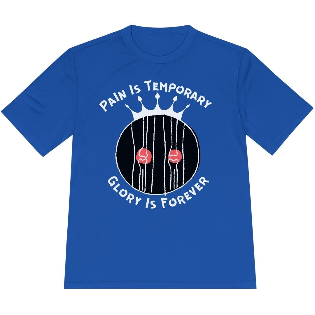 Printify T-Shirt True Royal / XS Pain Is Temporary Glory Is Forever T-Shirt / Pro