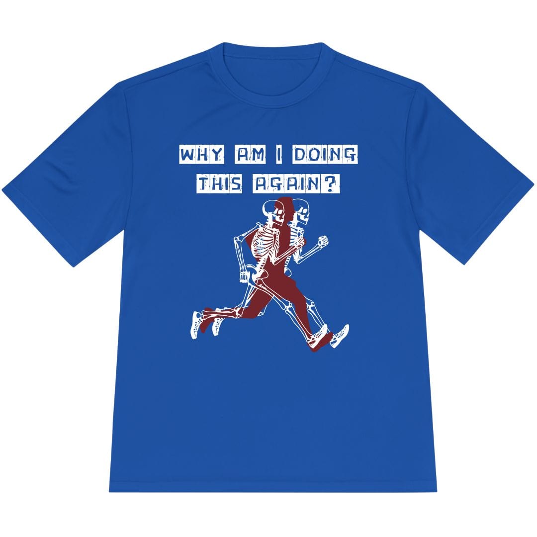 Printify T-Shirt True Royal / XS Run Again? T-Shirt / Pro