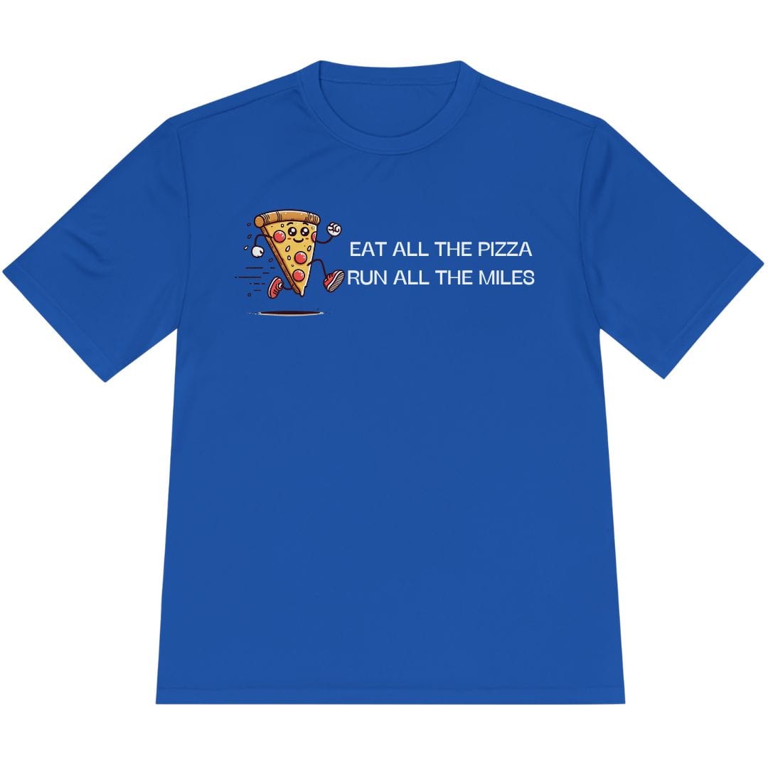 Printify T-Shirt True Royal / XS Run All The Miles T-Shirt / Pro