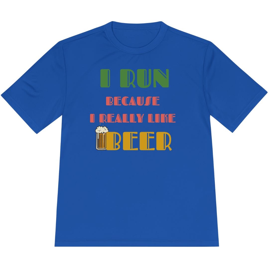 Printify T-Shirt True Royal / XS Run For Beer T-Shirt / Pro