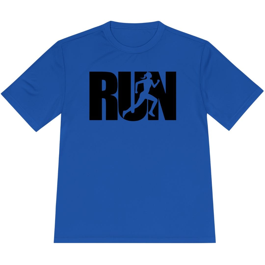 Printify T-Shirt True Royal / XS Run Girl T-Shirt / Pro