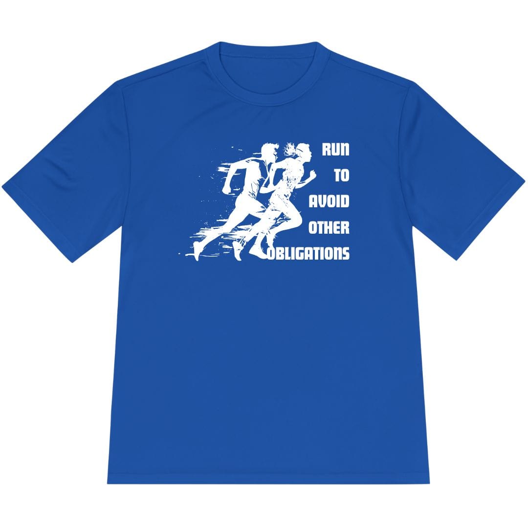 Printify T-Shirt True Royal / XS Run To Avoid Other Obligations T-Shirt / Pro