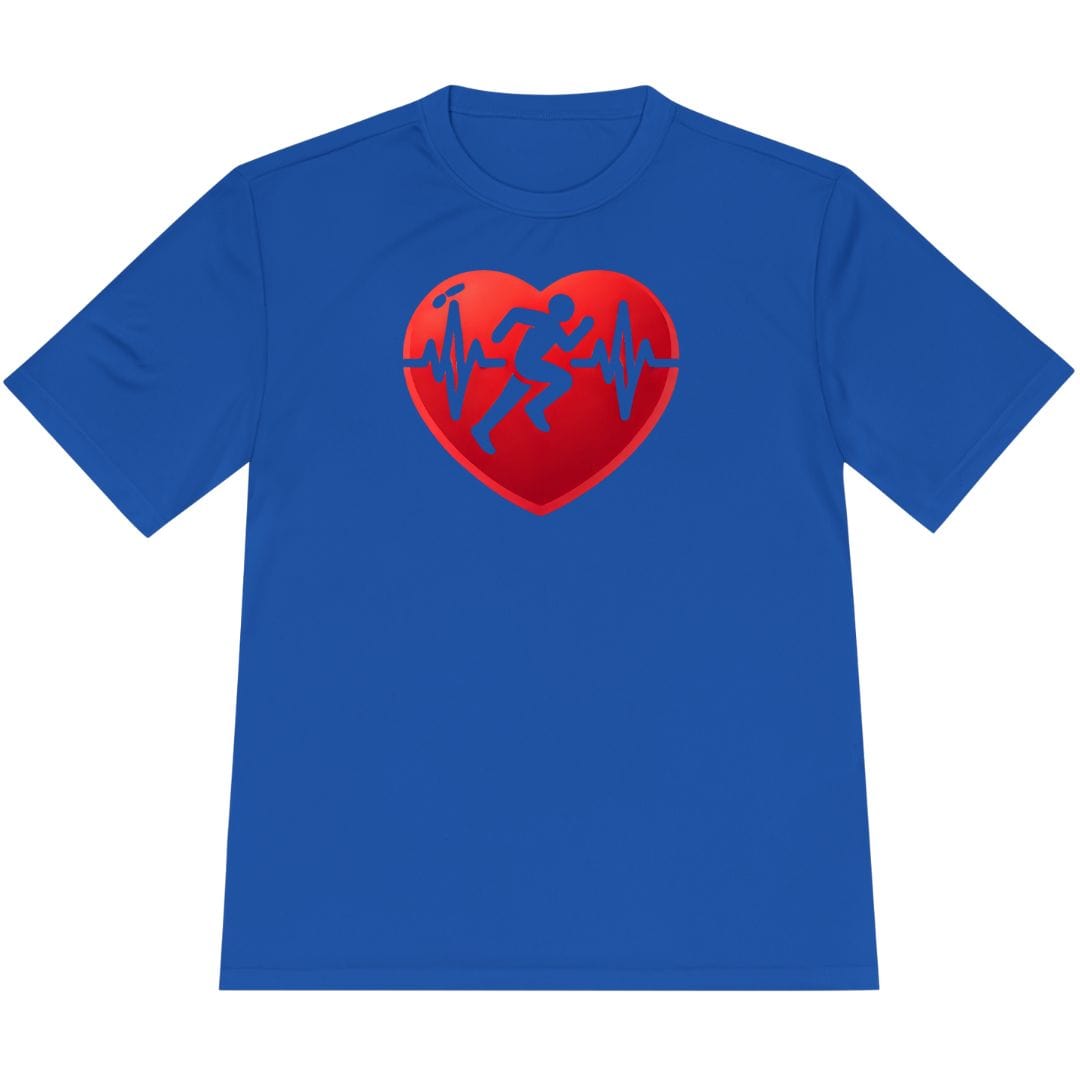 Printify T-Shirt True Royal / XS Run with Heart T-Shirt / Pro