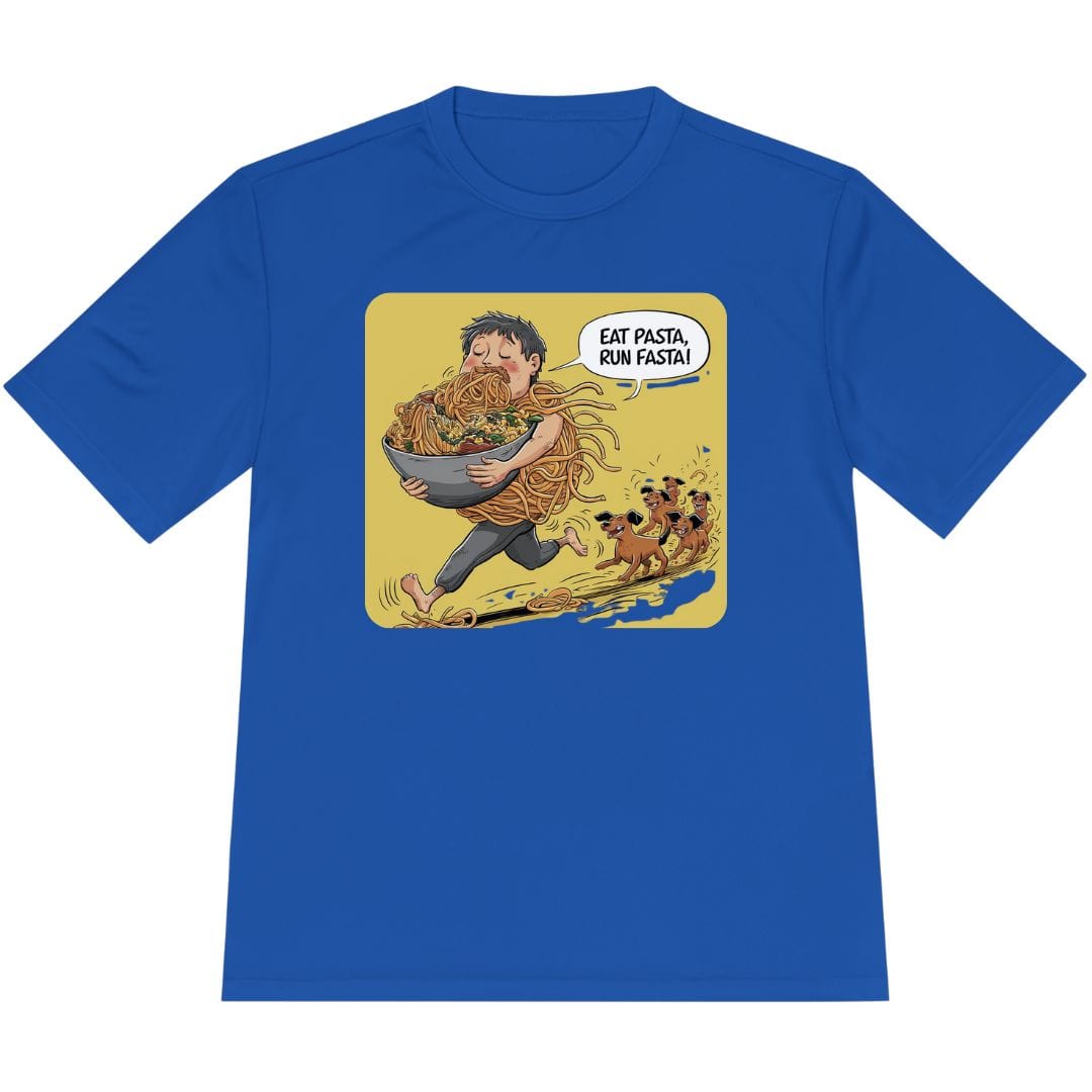 Printify T-Shirt True Royal / XS Runner Pasta T-Shirt / Pro