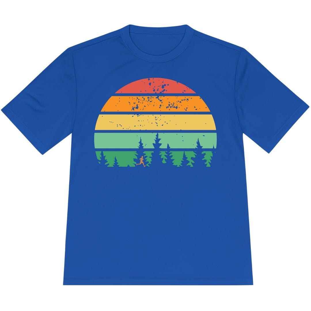 Printify T-Shirt True Royal / XS SunSet Runner T-Shirt / Pro