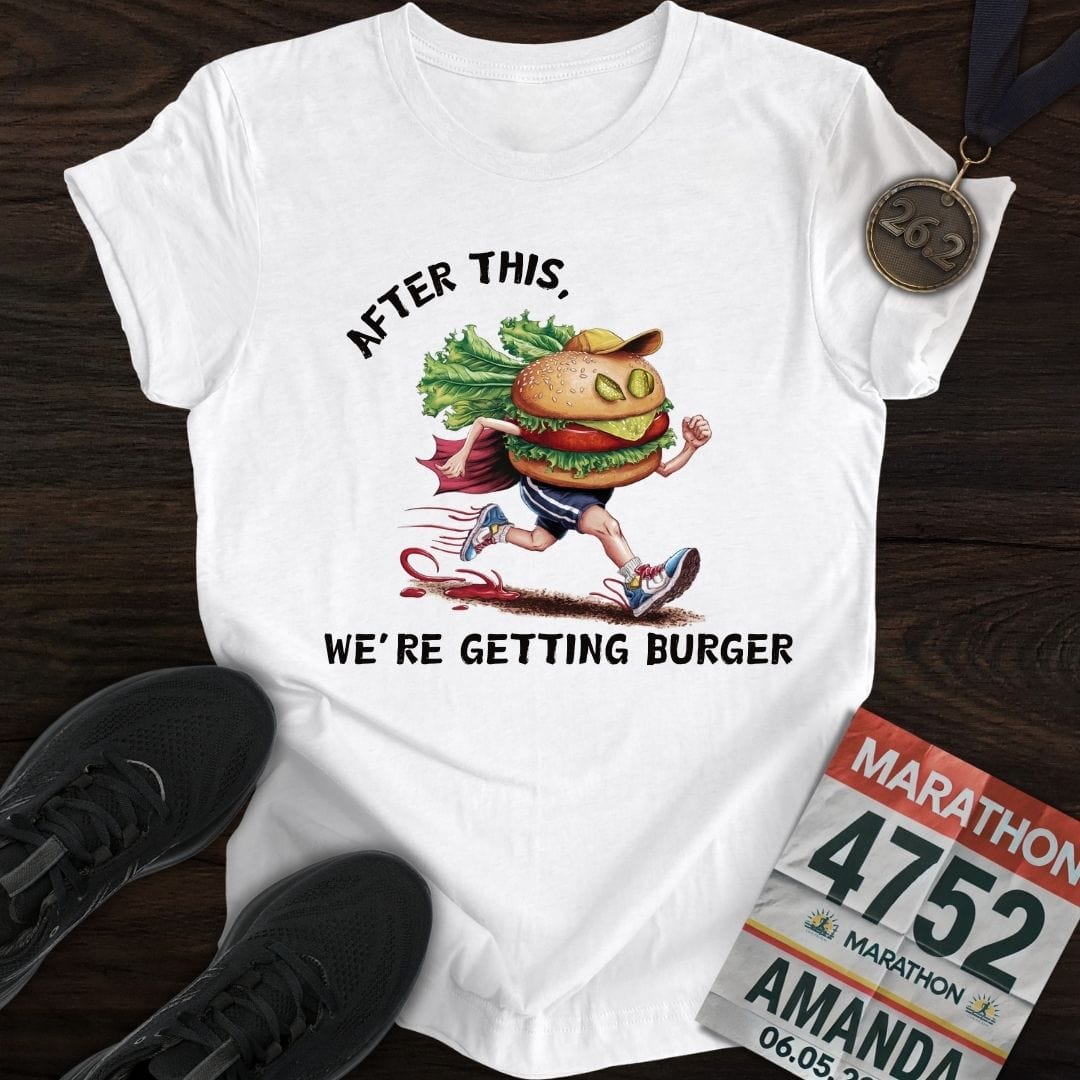 Printify T-Shirt White / S Getting Burger T-Shirt