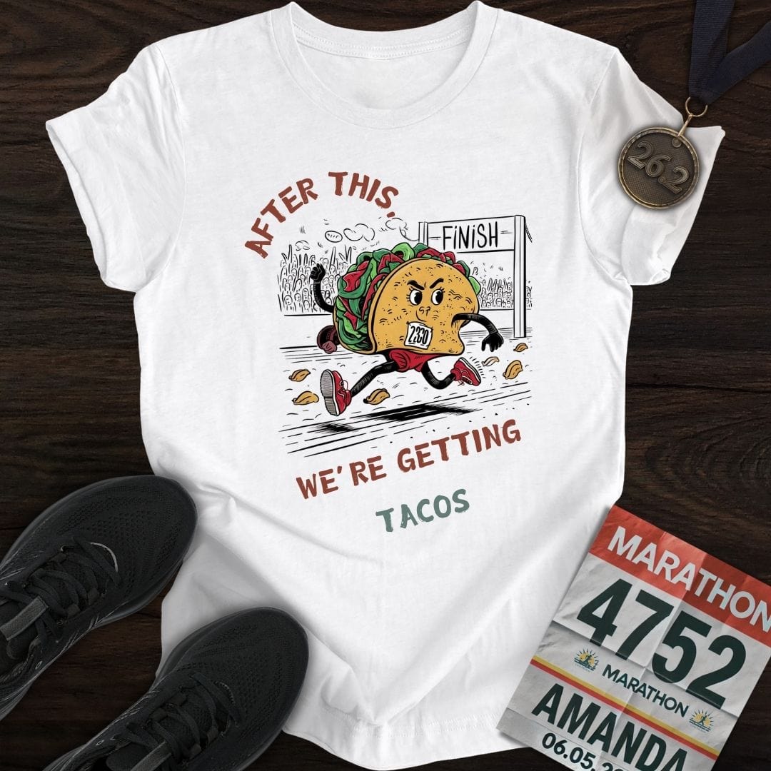 Printify T-Shirt White / S Getting Tacos T-Shirt