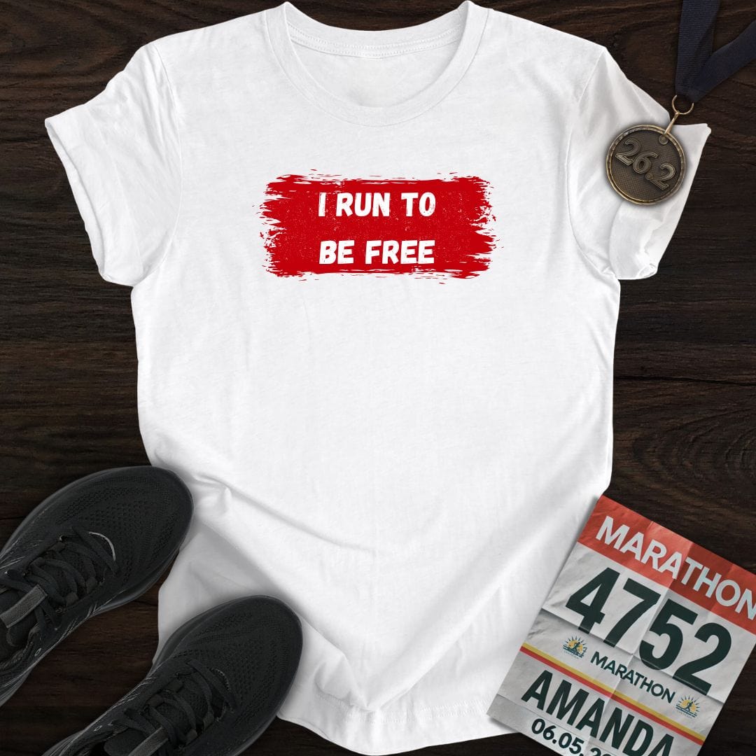Printify T-Shirt White / S I Run to Be Free T-shirt