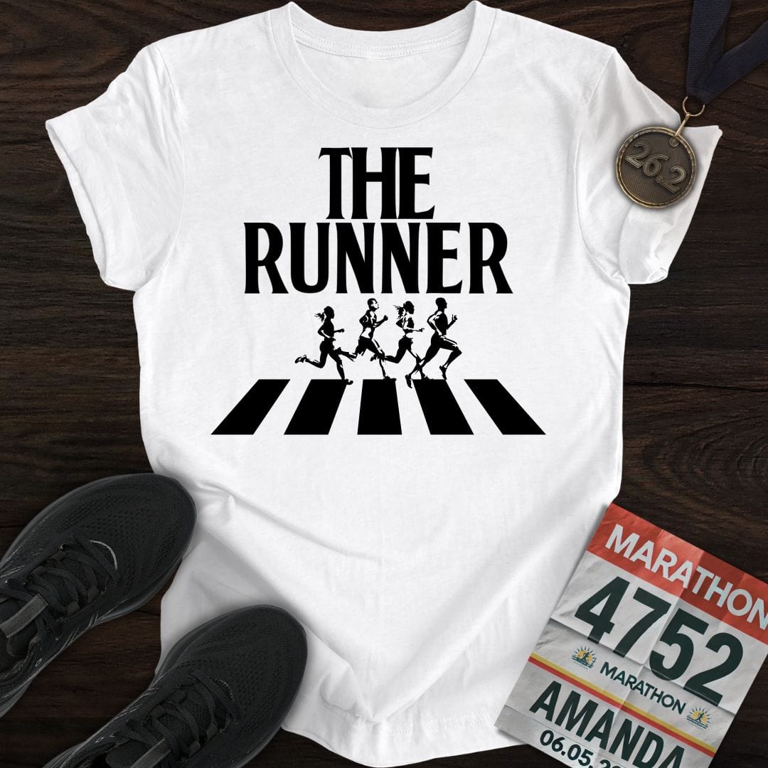 Printify T-Shirt White / S The Runner Lane T-shirt