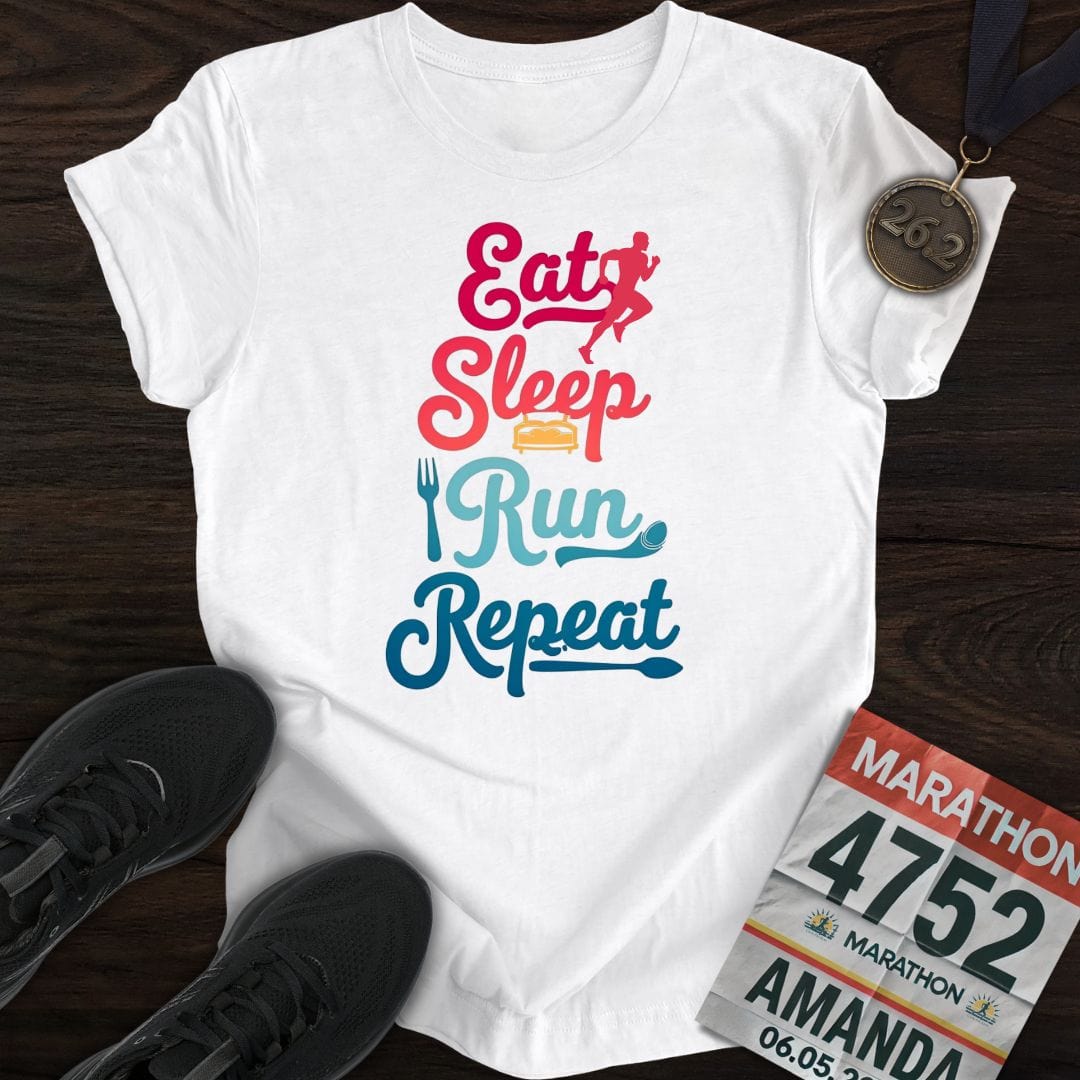 Printify T-Shirt White / S The Runner’s Loop T-shirt