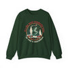 Printify Sweatshirt Forest Green / S Wonderful Time To Run A Marathon Sweatshirt