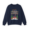 Printify Sweatshirt Navy / S All I Want for Christmas is Another Marathon Sweatshirt