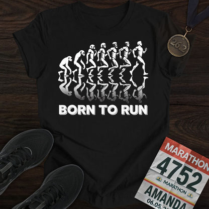 Printify T-Shirt Black / S Born To Run T-shirt