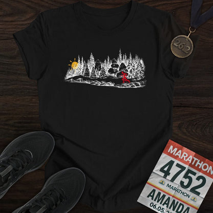 Printify T-Shirt Black / S Early Morning Run T-shirt
