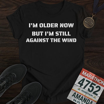 Printify T-Shirt Black / S Older Runner T-Shirt