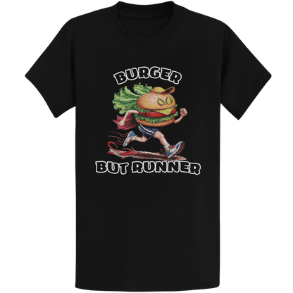 Printify T-Shirt Black / S Runner Burger T-Shirt