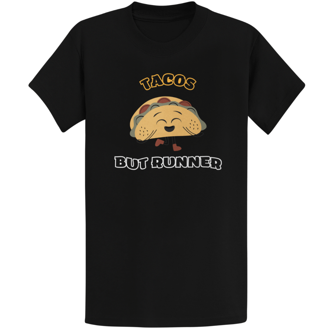 Printify T-Shirt Black / S Runner Tacos T-Shirt