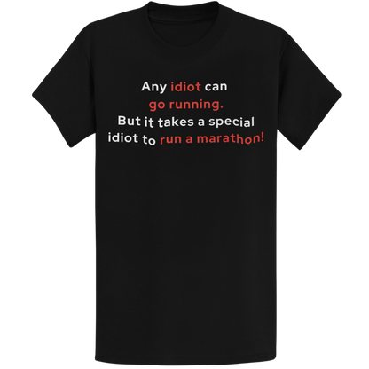 Printify T-Shirt Black / S Special Idiot Runner T-Shirt