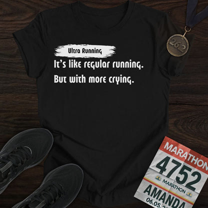 Printify T-Shirt Black / S Ultra Running T-Shirt