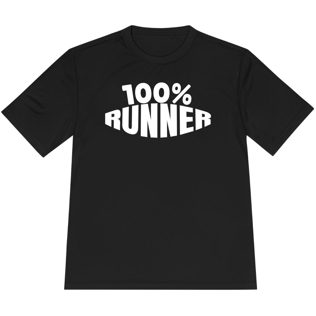 Printify T-Shirt Black / XS 100% Runner -2- T-Shirt / Pro