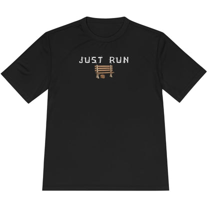 Printify T-Shirt Black / XS Just Run, Like Forrest T-Shirt / Pro