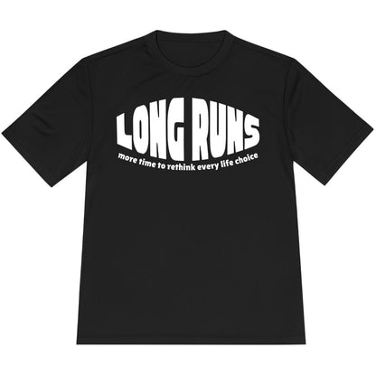 Printify T-Shirt Black / XS Long Runs T-Shirt / Pro
