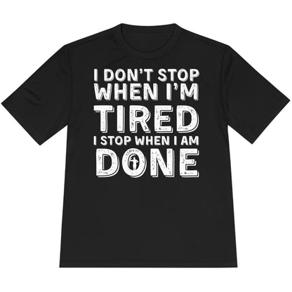 Printify T-Shirt Black / XS Run ‘Til It’s Done T-Shirt / Pro
