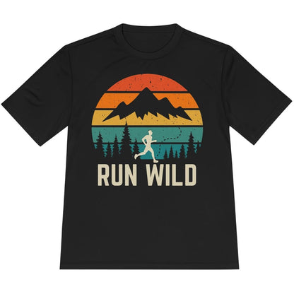 Printify T-Shirt Black / XS Run Wild T-Shirt / Pro
