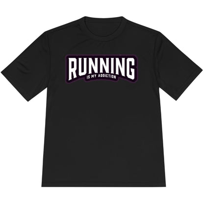 Printify T-Shirt Black / XS Running is my addiction -2- T-Shirt / Pro