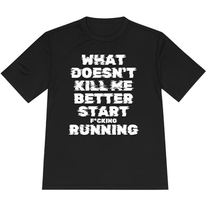 Printify T-Shirt Black / XS Start F*cking Running T-Shirt / Pro