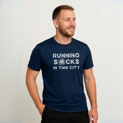 Printify T-Shirt City Runs, Zero Fun T-Shirt / Pro