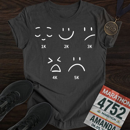 Printify T-Shirt Dark Heather / S 5K Emotion Journey T-Shirt
