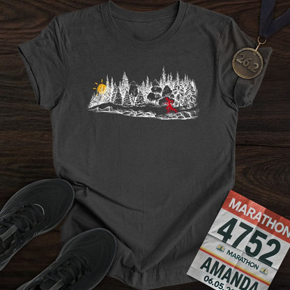 Printify T-Shirt Dark Heather / S Early Morning Run T-shirt