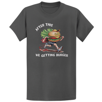 Printify T-Shirt Dark Heather / S Getting Burger T-Shirt