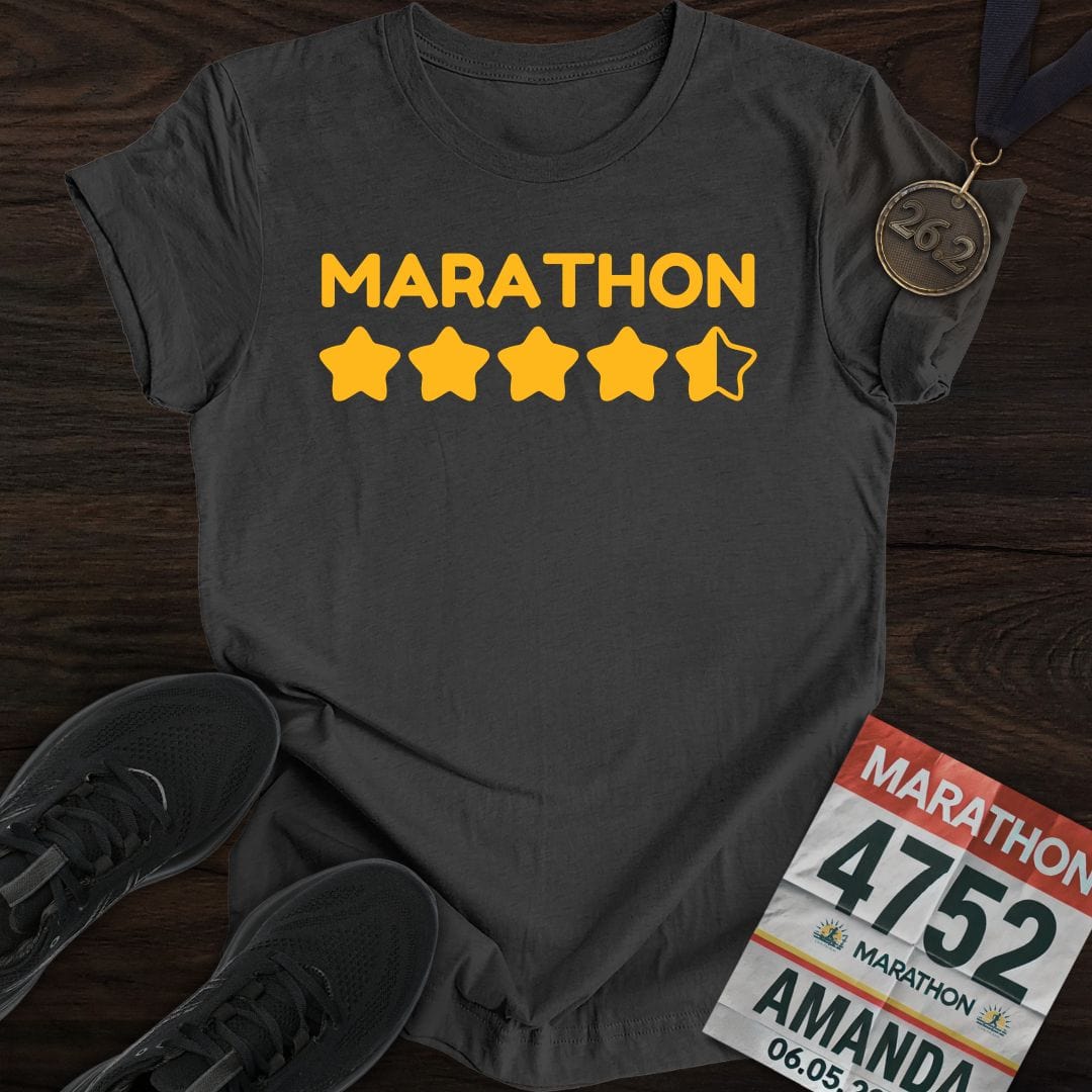 Printify T-Shirt Dark Heather / S Marathon Star Score T-shirt