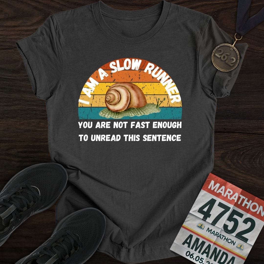 Printify T-Shirt Dark Heather / S Not Fast Enough T-shirt