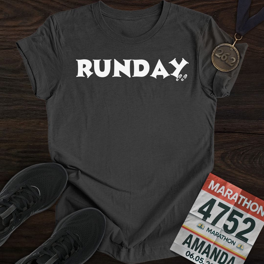 Printify T-Shirt Dark Heather / S Runday
