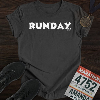 Printify T-Shirt Dark Heather / S Runday
