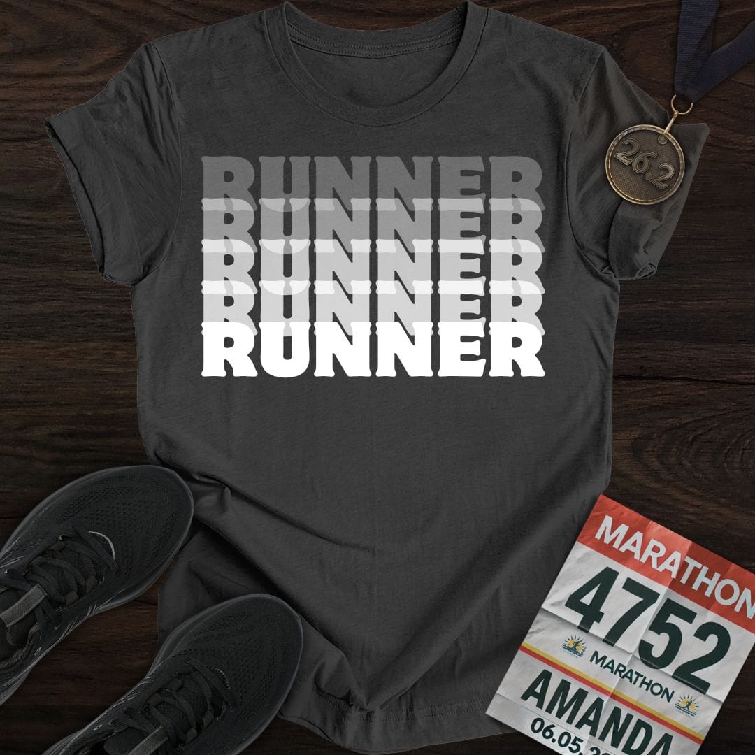 Printify T-Shirt Dark Heather / S Runner T-Shirt