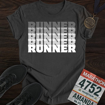 Printify T-Shirt Dark Heather / S Runner T-Shirt
