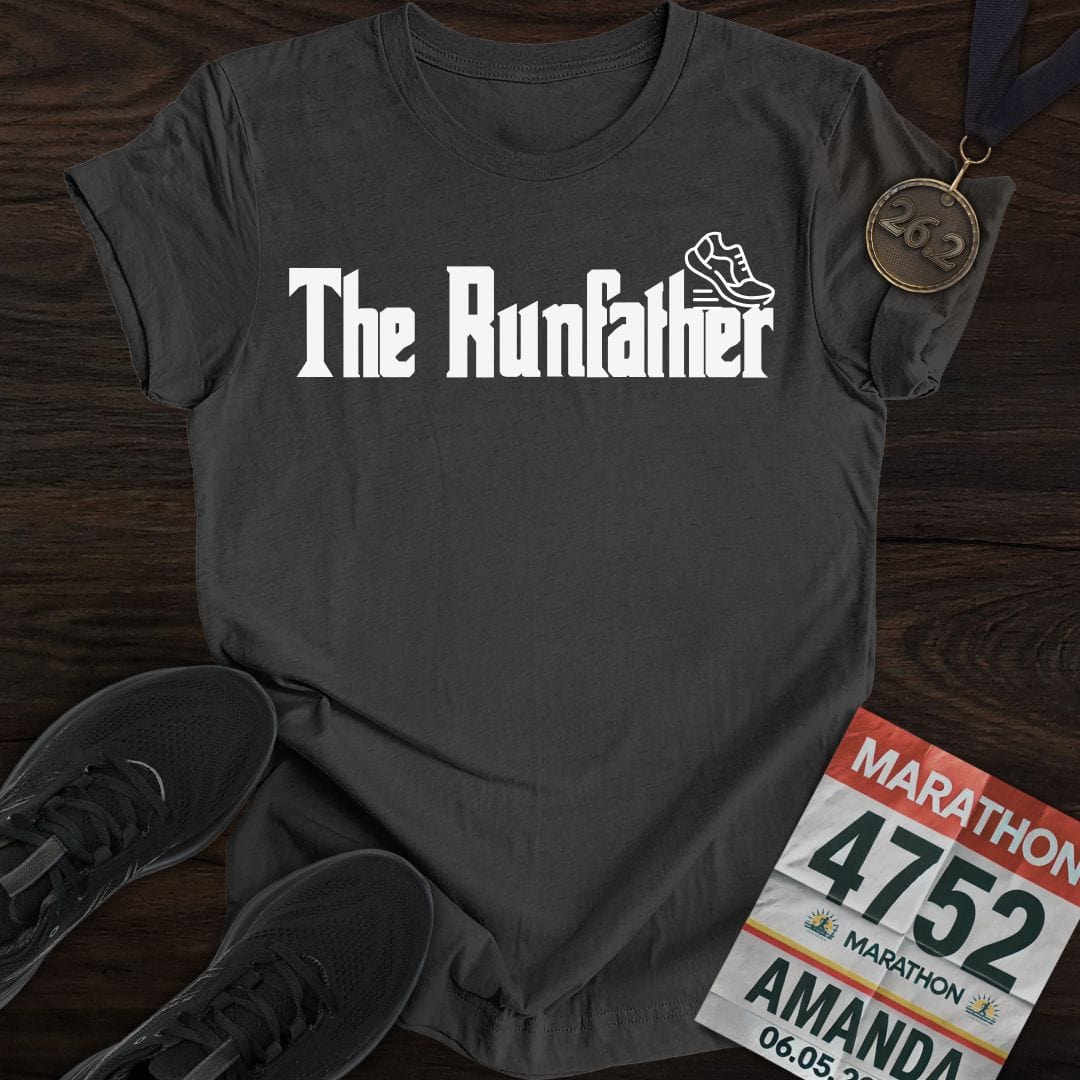 Printify T-Shirt Dark Heather / S The RunFather