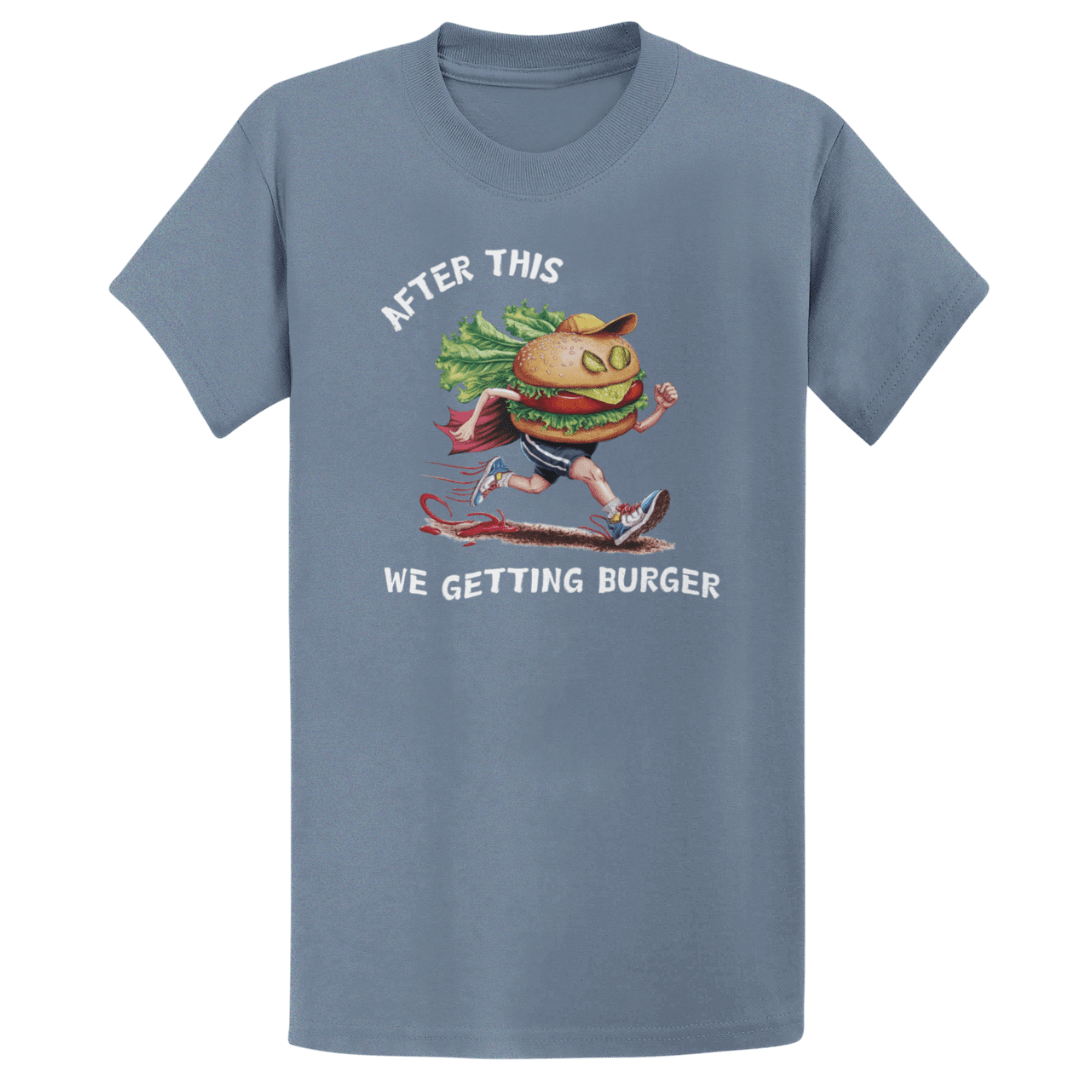 Printify T-Shirt Heather Indigo / S Getting Burger T-Shirt