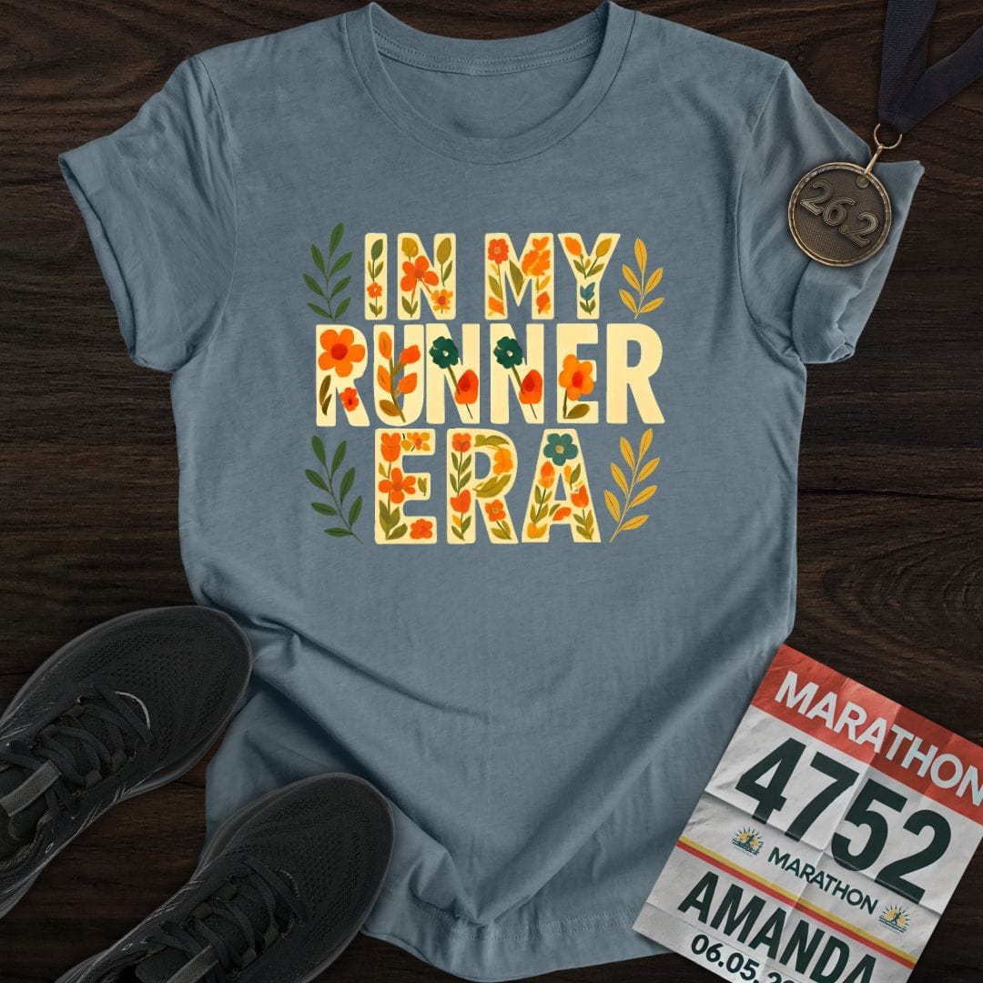 Printify T-Shirt Heather Indigo / S In My Runner Era T-Shirt