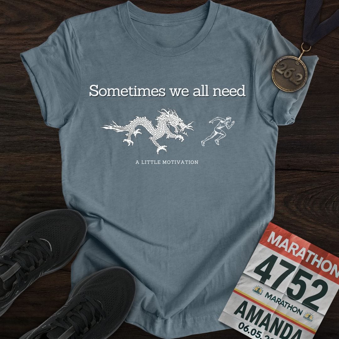 Printify T-Shirt Heather Indigo / S My Motivation T-Shirt