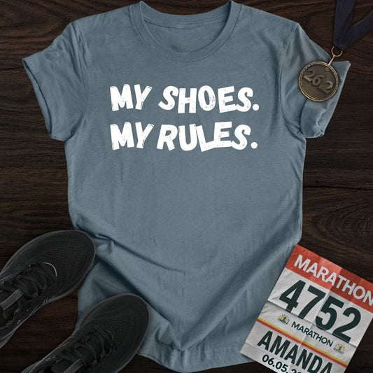Printify T-Shirt Heather Indigo / S My Shoes My Rules T-shirt